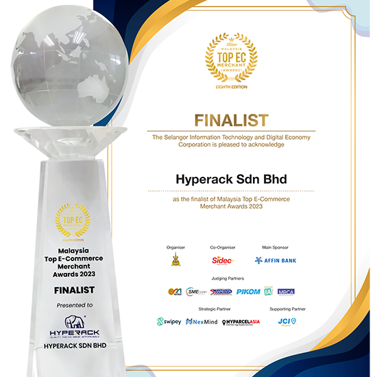 Finalist at the Malaysia E-Commerce Merchant Award 2023