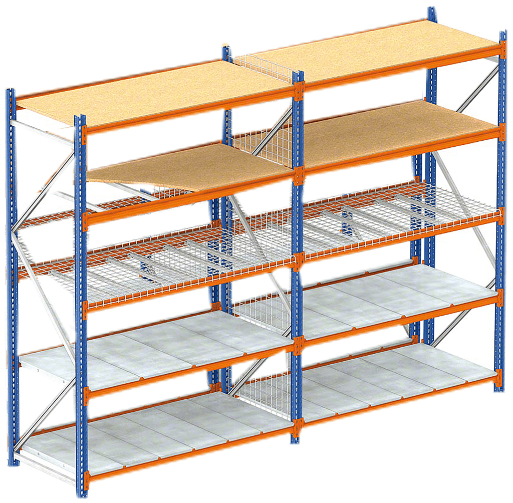 Heavy Duty Rack with pallets stacked, illustrating efficient warehouse storage