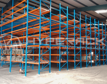 Pallet racking system project by Hyperack for New World Depot in Ipoh, Perak.