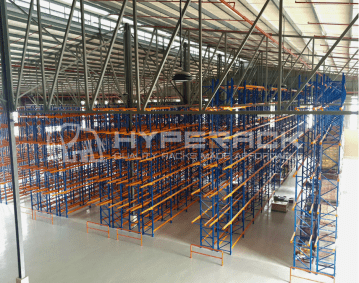 Double Deep Racking System hyperack project