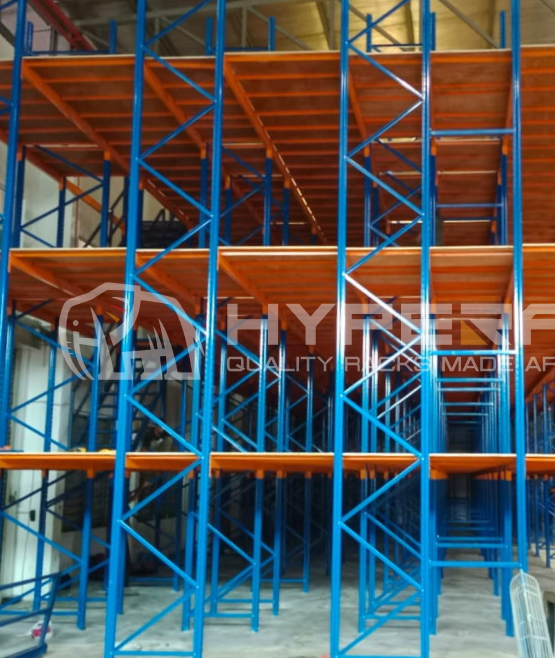 Left view - racking Supported Platform