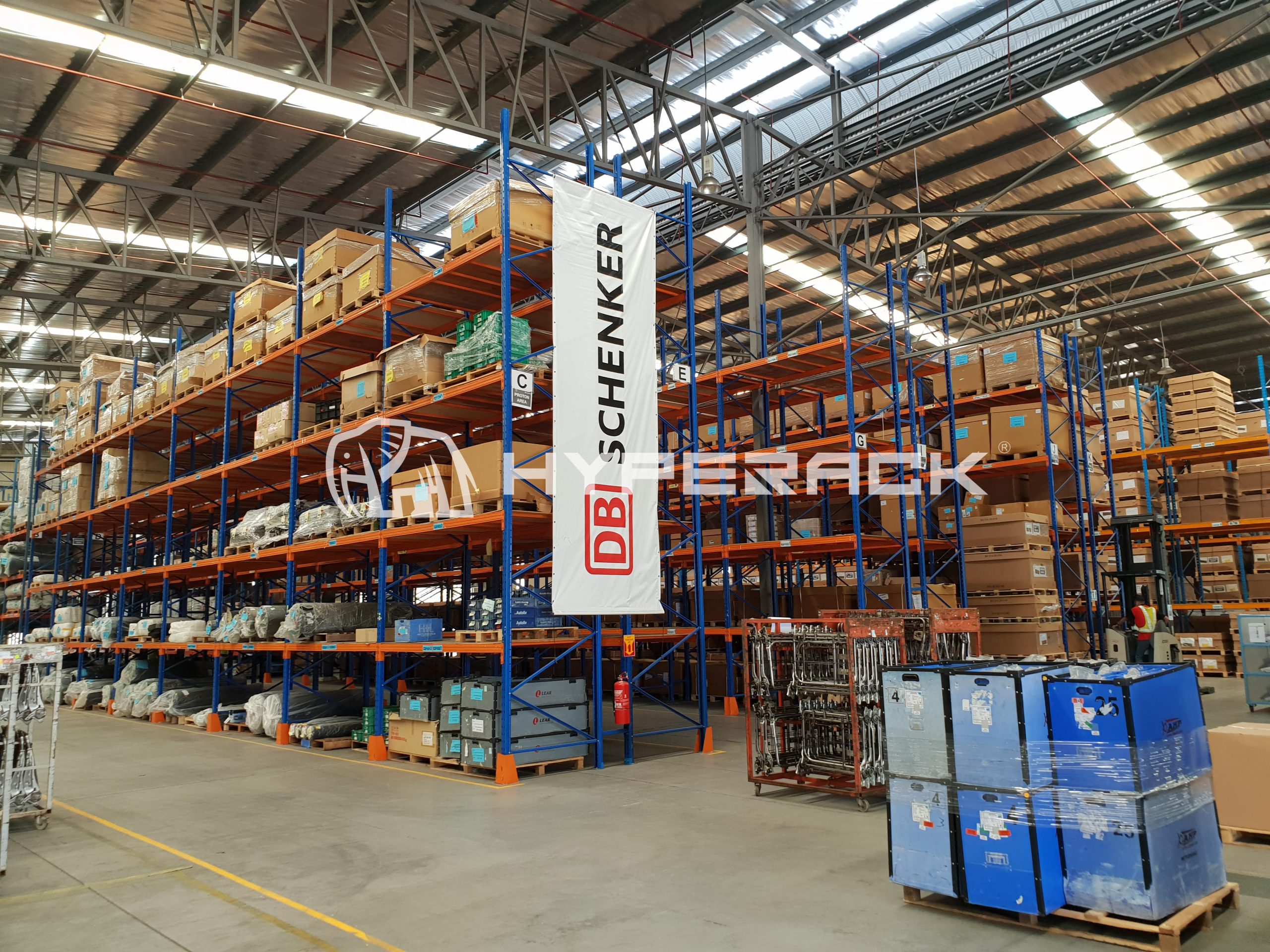 DB Schenker - Selective Pallet Racking System - Hyperack Storage Racking