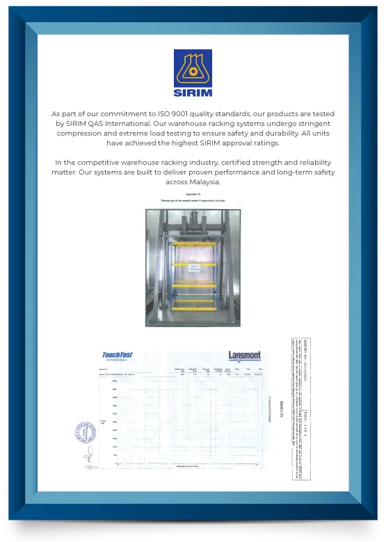 SIRIM QAS BR Compression Test