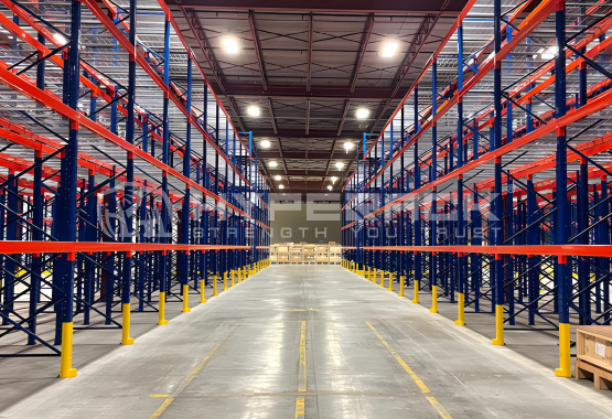 Double-Deep Pallet Racking System