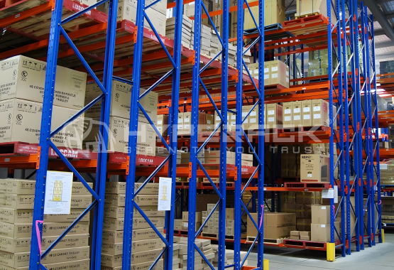 Double-Deep Pallet Racking System